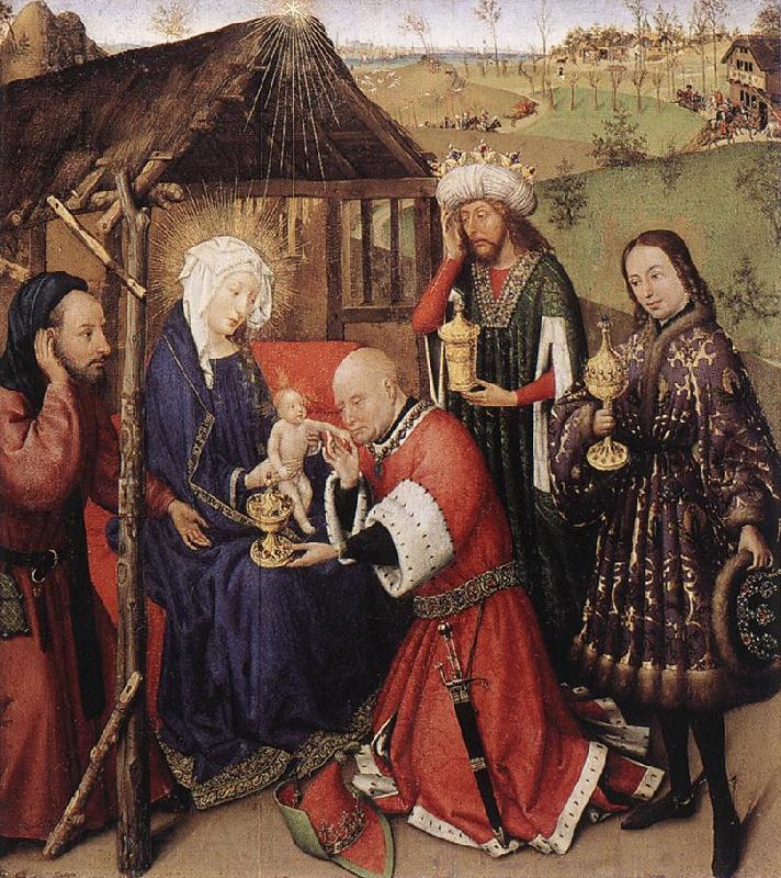 DARET, Jacques Altarpiece of the Virgin dfdsg